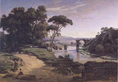 Jean Baptiste Camille  Corot Le pont d'Auguste a Narni (mk11) Germany oil painting art